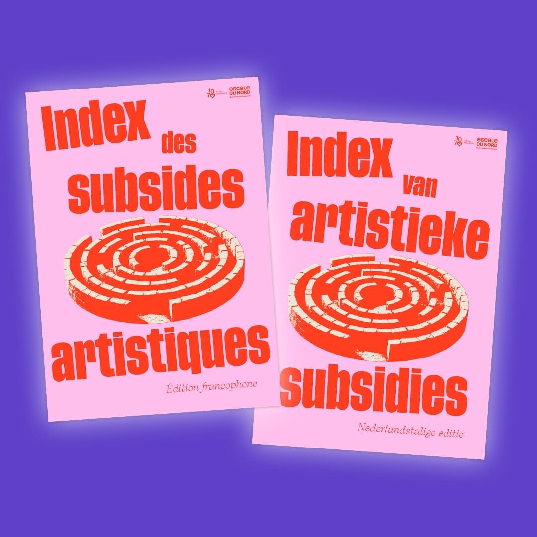 Index des subsides artistiques · van artistieke subsidies Affiche pour l'index des subsides artistiques · van artistieke subsidies